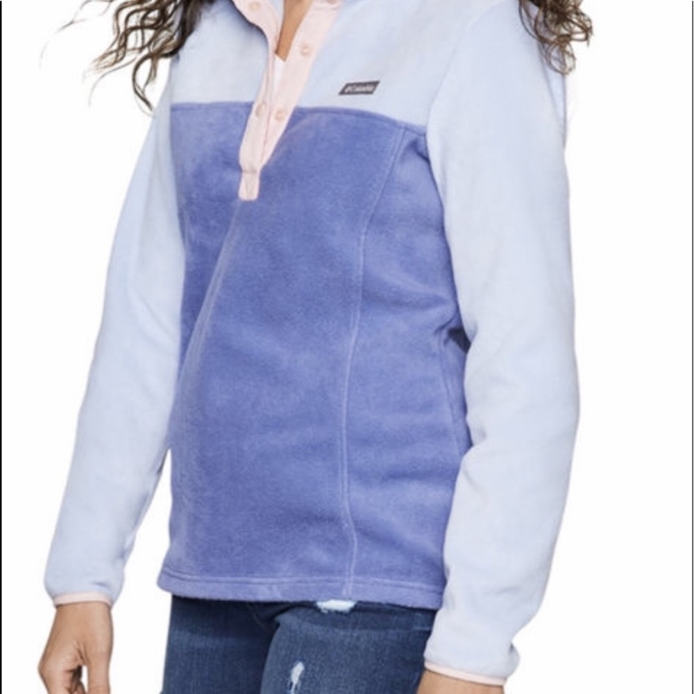 Columbia Fleece Quarter Button Up